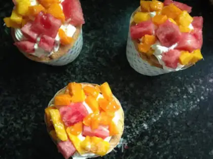 Make A small cup of fruit step 10