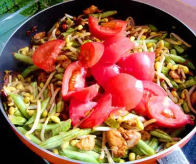 Make Steamed halogen noodles step 10