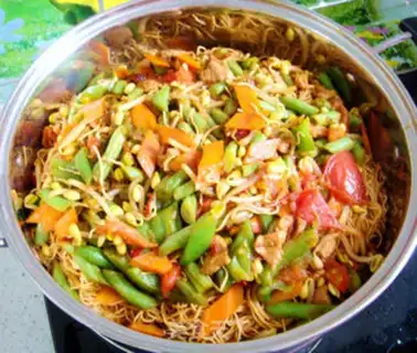 Make Steamed halogen noodles step 19
