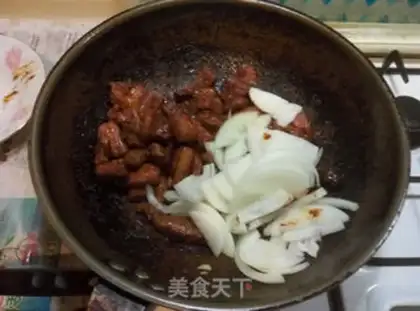 Make Korean fried meat and burrito step 3