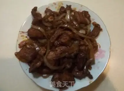 Make Korean fried meat and burrito step 4