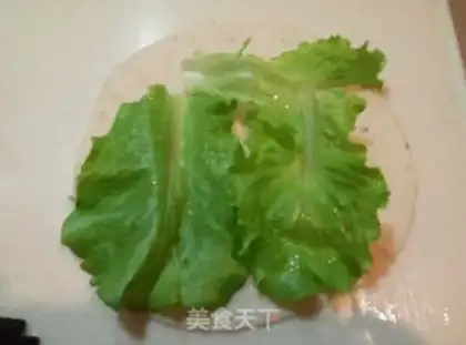 Make Korean fried meat and burrito step 6