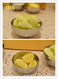 Make Secret blue apples step 2