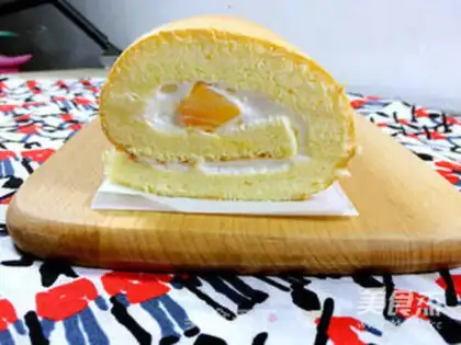 Make Mango cake rolls step 19