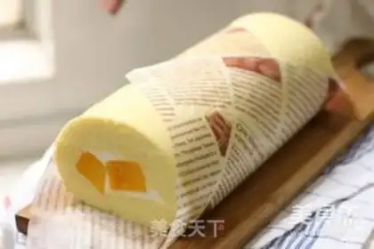 Make Mango cake rolls step 23
