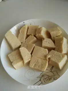 Make Plum stew, frozen tofu step 2