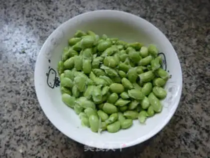 Make Bean fried shrimp step 1