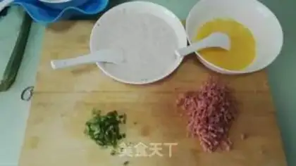 Make Soy eggscake step 1