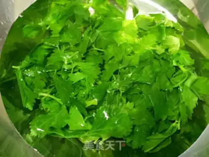 Make Celery leaves step 2
