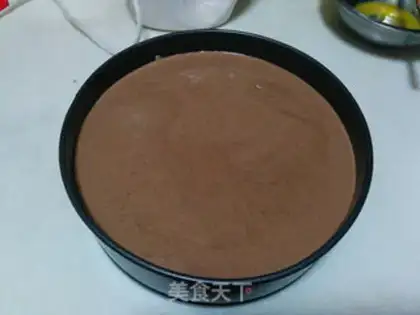 Make Coco sponge cake step 10