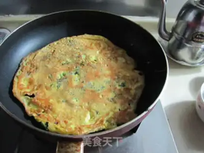 Make Sour shrimp fried eggs step 4