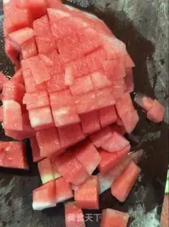 Make Watermelon juice step 1