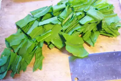 Make Garlic barley step 1