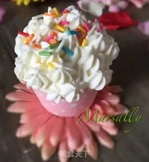 Make Cake cream flowers step 17