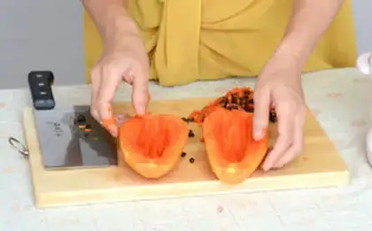 Make Red-tree papayas step 5