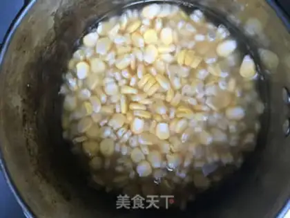 Make Milky corn juice step 1