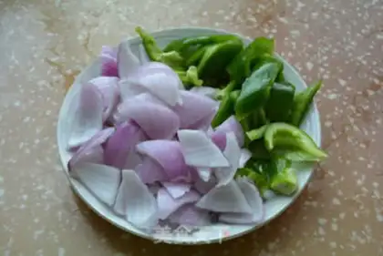 Make Onion fried liver step 2