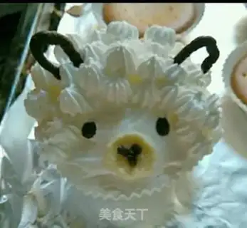 Make Three sheep with Thai cupcakes step 15