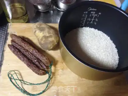 Make Potato sausage step 0