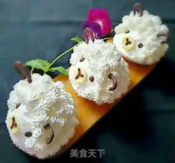 Make Three sheep with Thai cupcakes step 17