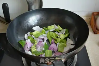Make Onion fried liver step 6
