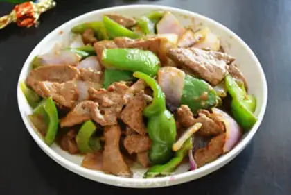 Make Onion fried liver step 8
