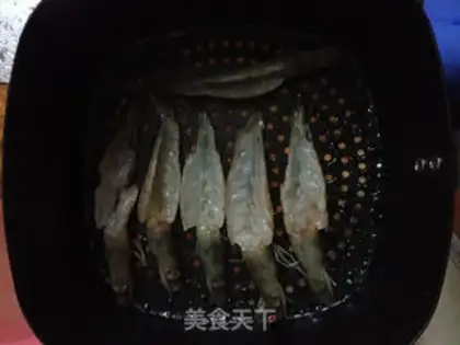 Make A healthy, fried shrimp step 8
