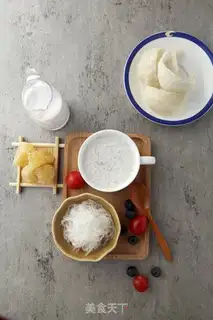 Make Coconut milk nest step 9