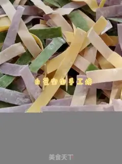 Make Rainbow noodles step 12