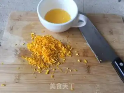 Make Orange sponge cake step 2
