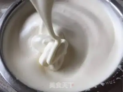 Make Orange sponge cake step 5