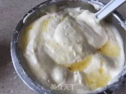 Make Orange sponge cake step 7
