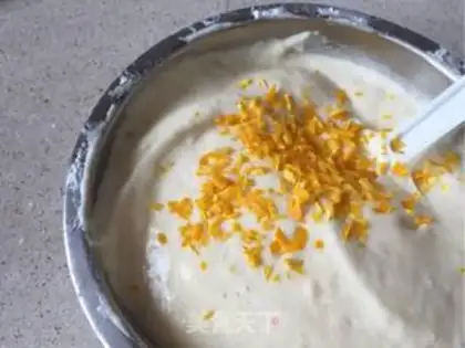 Make Orange sponge cake step 8