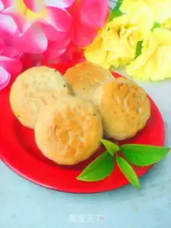 Make Peanut sesame mooncake step 15