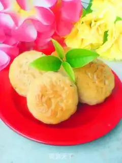 Make Peanut sesame mooncake step 16
