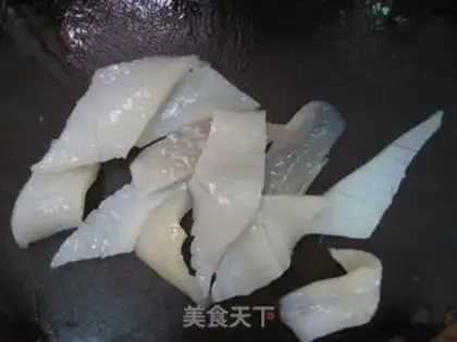 Make Celery seafood congee step 5