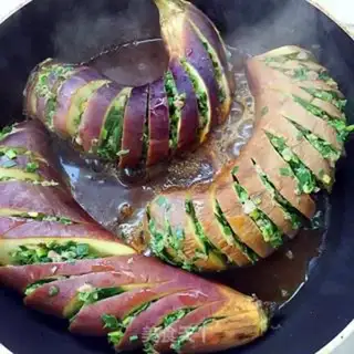 Make The eggplant dragon step 7