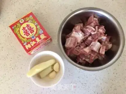 Make Bean evaporated ribs step 0