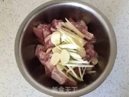 Make Bean evaporated ribs step 2