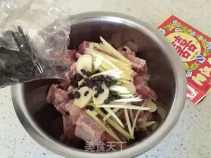 Make Bean evaporated ribs step 3