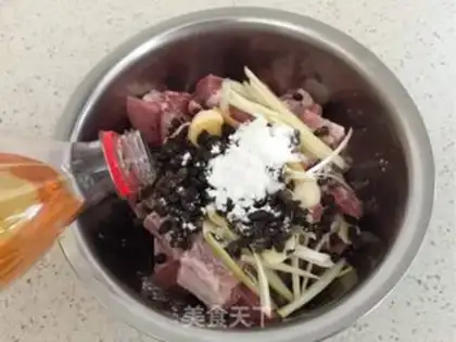 Make Bean evaporated ribs step 7
