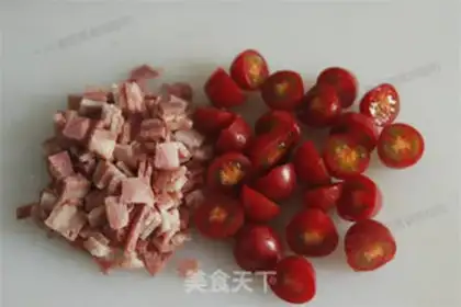 Make Tomato bacon step 8