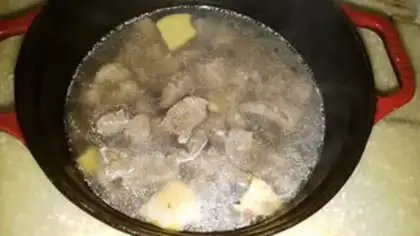 Make Fresh beef soup step 6