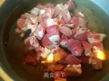 Make Red lamb step 1