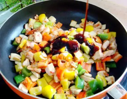 Make Five-coloured meat step 13
