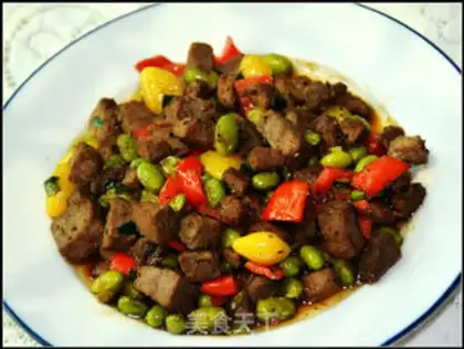 Make Black pepper beef step 1