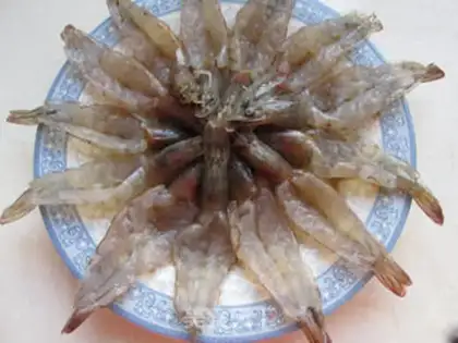 Make Garlic back shrimp step 3
