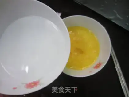 Make Clear the eggs step 2