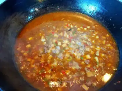 Make Beef tofu noodles step 9