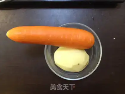 Make Potato carrots step 0